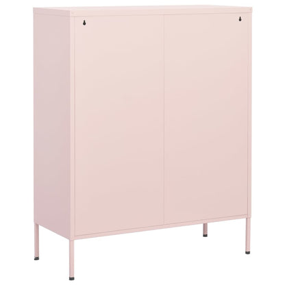 Opbergkast 80X35X0,5 Cm Staal Roze