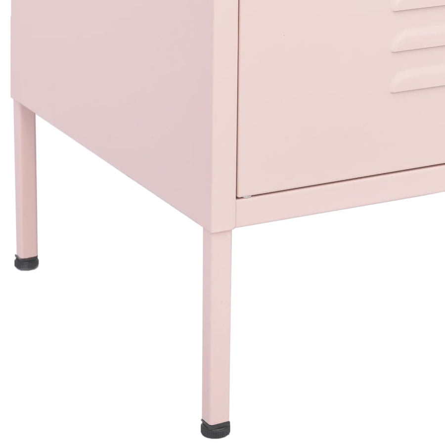 Opbergkast 80X35X0,5 Cm Staal Roze