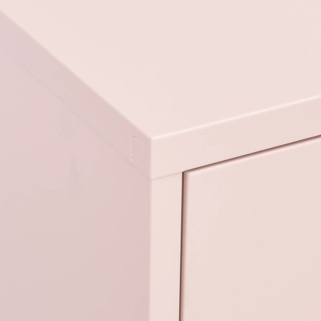Opbergkast 80X35X0,5 Cm Staal Roze