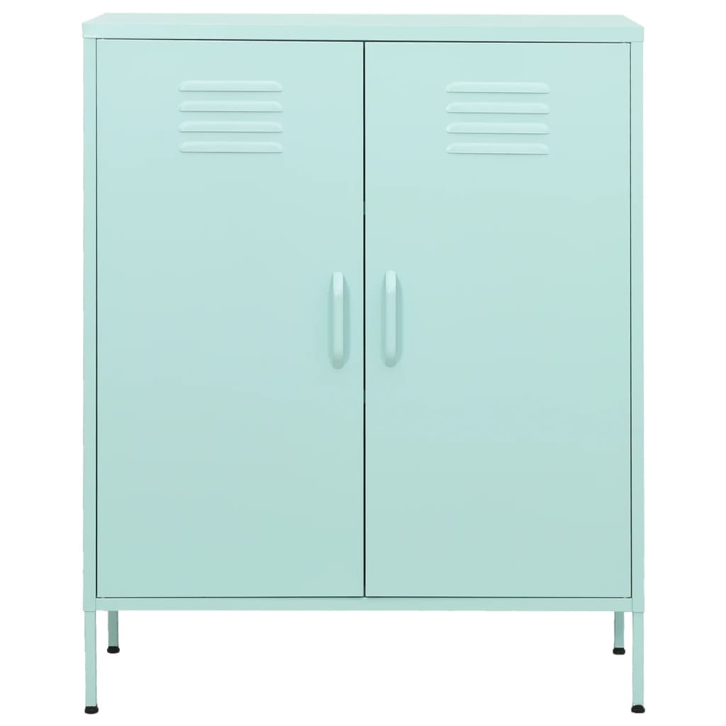 Opbergkast 80X35X0,5 Cm Staal Mint Mintgroen