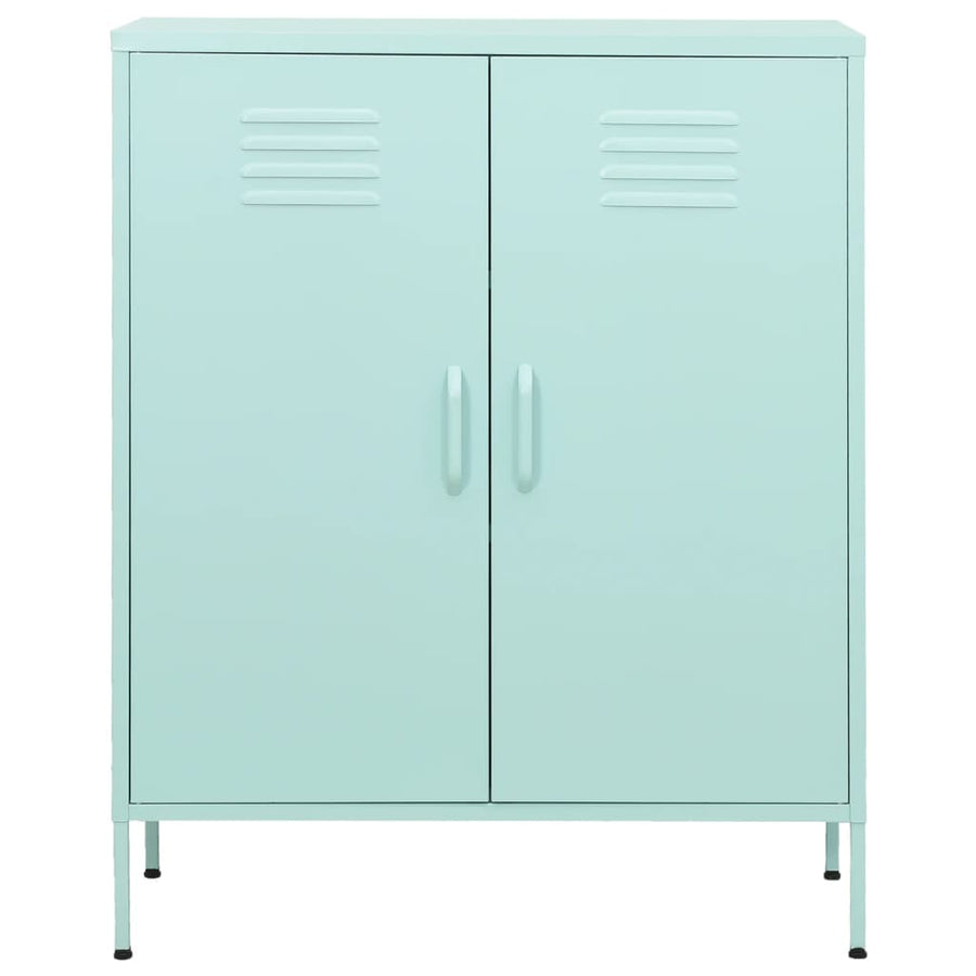 Opbergkast 80X35X0,5 Cm Staal Mint Mintgroen