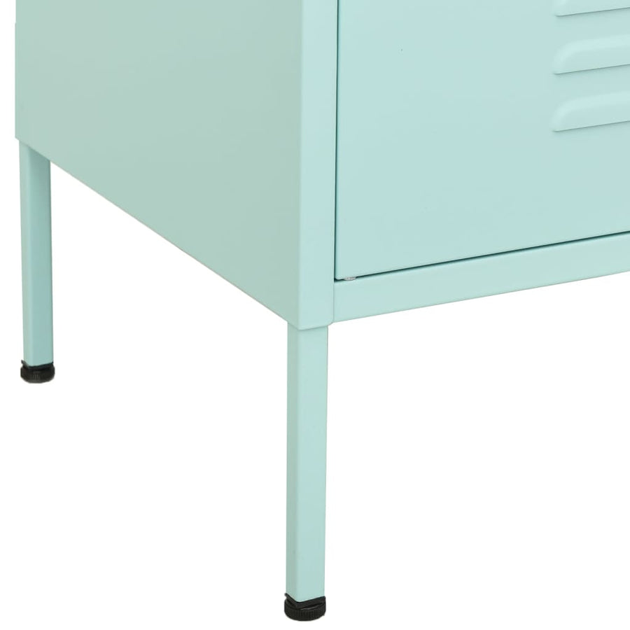 Opbergkast 80X35X0,5 Cm Staal Mint Mintgroen