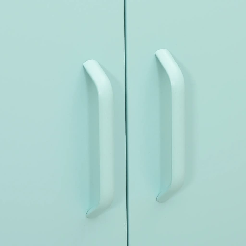 Opbergkast 80X35X0,5 Cm Staal Mint Mintgroen
