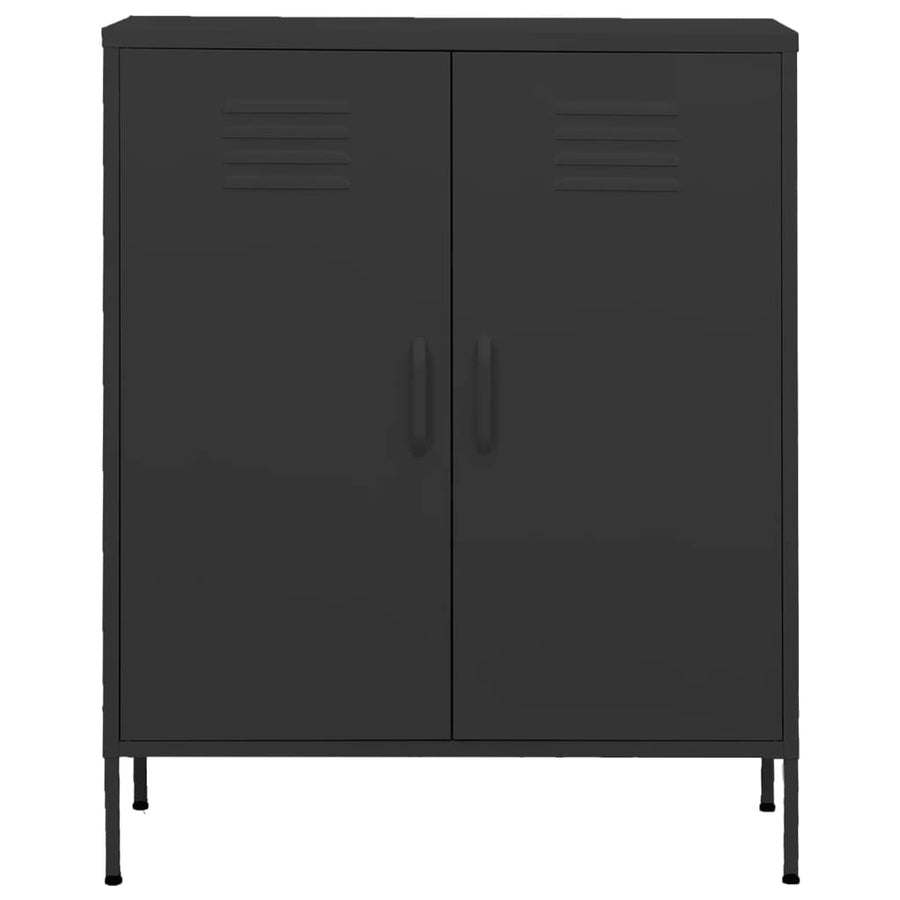 Opbergkast 80X35X0,5 Cm Staal Kleurig Antraciet