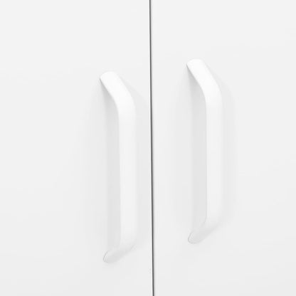 Opbergkast 80X35X0,5 Cm Staal Wit
