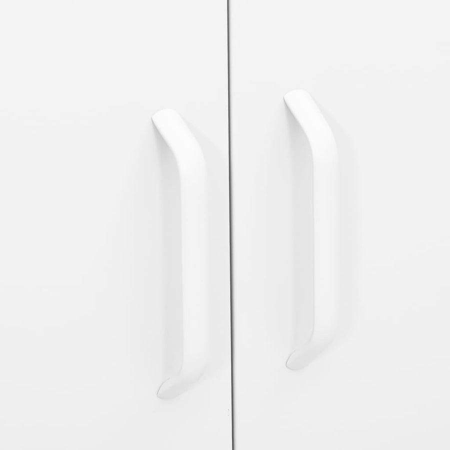 Opbergkast 80X35X0,5 Cm Staal Wit