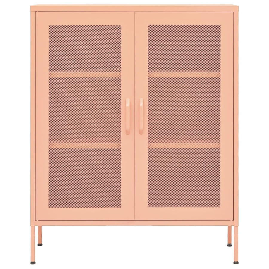Opbergkast 80X35X0,5 Cm Staal Roze