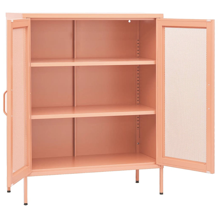 Opbergkast 80X35X0,5 Cm Staal Roze