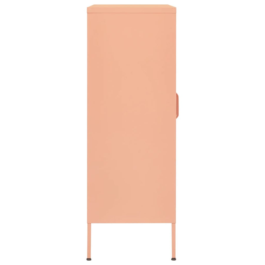 Opbergkast 80X35X0,5 Cm Staal Roze