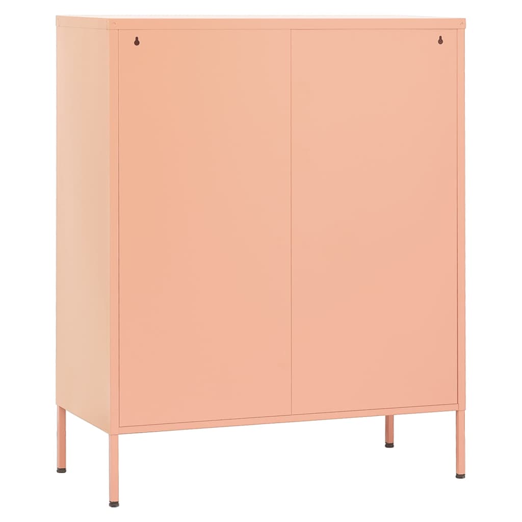 Opbergkast 80X35X0,5 Cm Staal Roze
