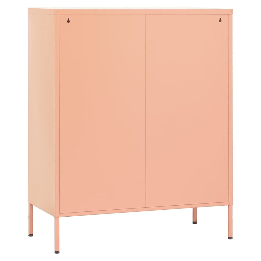 Opbergkast 80X35X0,5 Cm Staal Roze