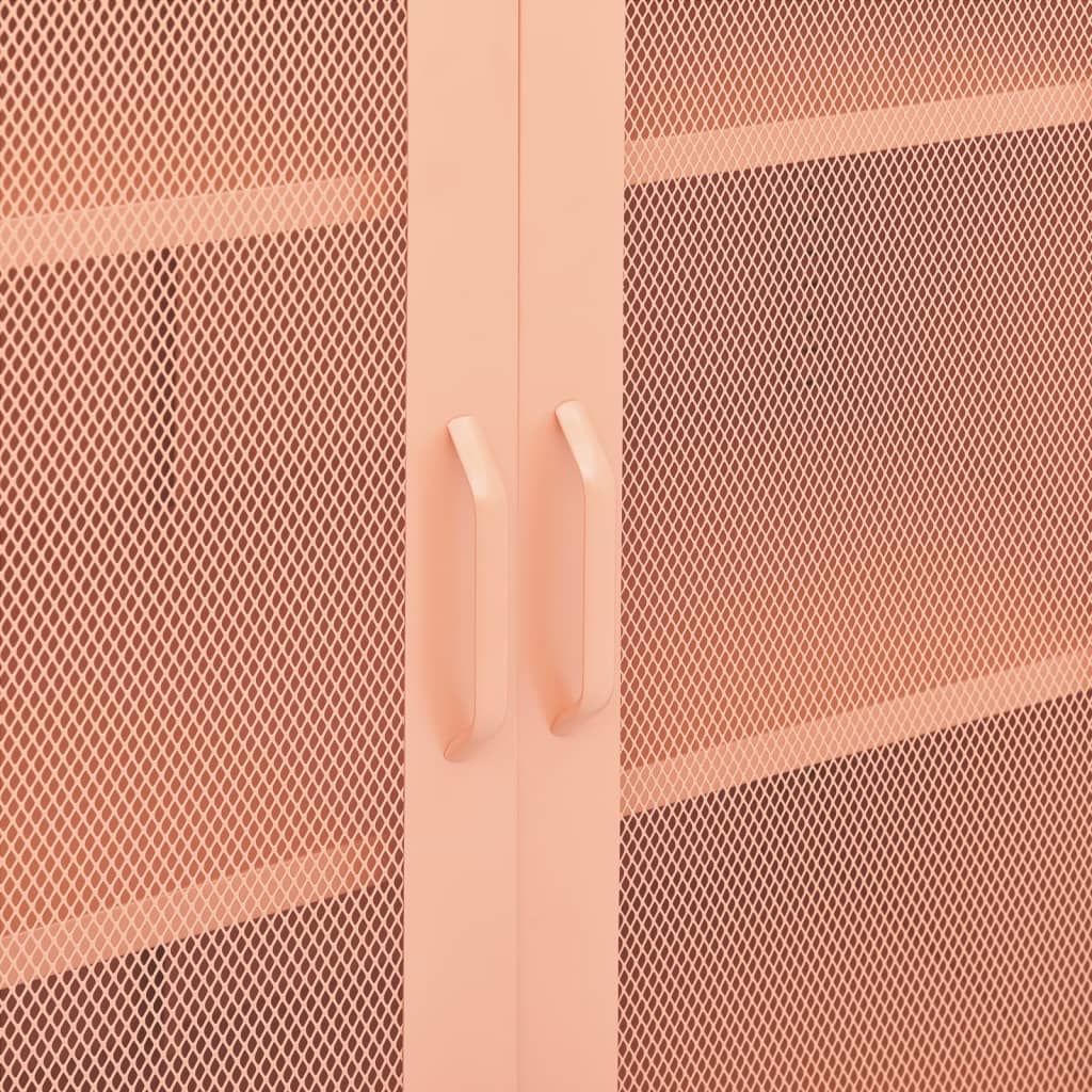 Opbergkast 80X35X0,5 Cm Staal Roze