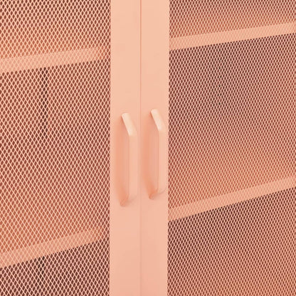 Opbergkast 80X35X0,5 Cm Staal Roze
