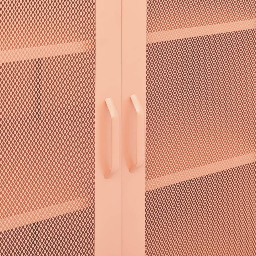 Opbergkast 80X35X0,5 Cm Staal Roze