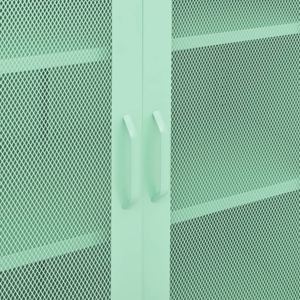 Opbergkast 80X35X0,5 Cm Staal Mint Mintgroen