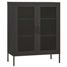 Opbergkast 80X35X0,5 Cm Staal Kleurig Antraciet