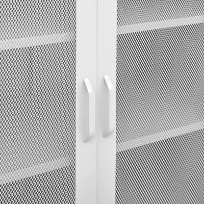 Opbergkast 80X35X101,5 Cm Staal Wit