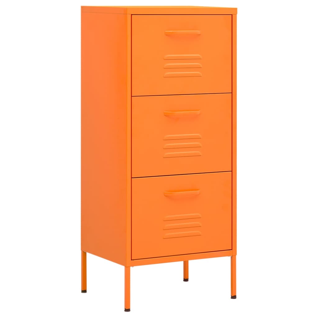 Opbergkast 42,5X35X0,5 Cm Staal Oranje orange