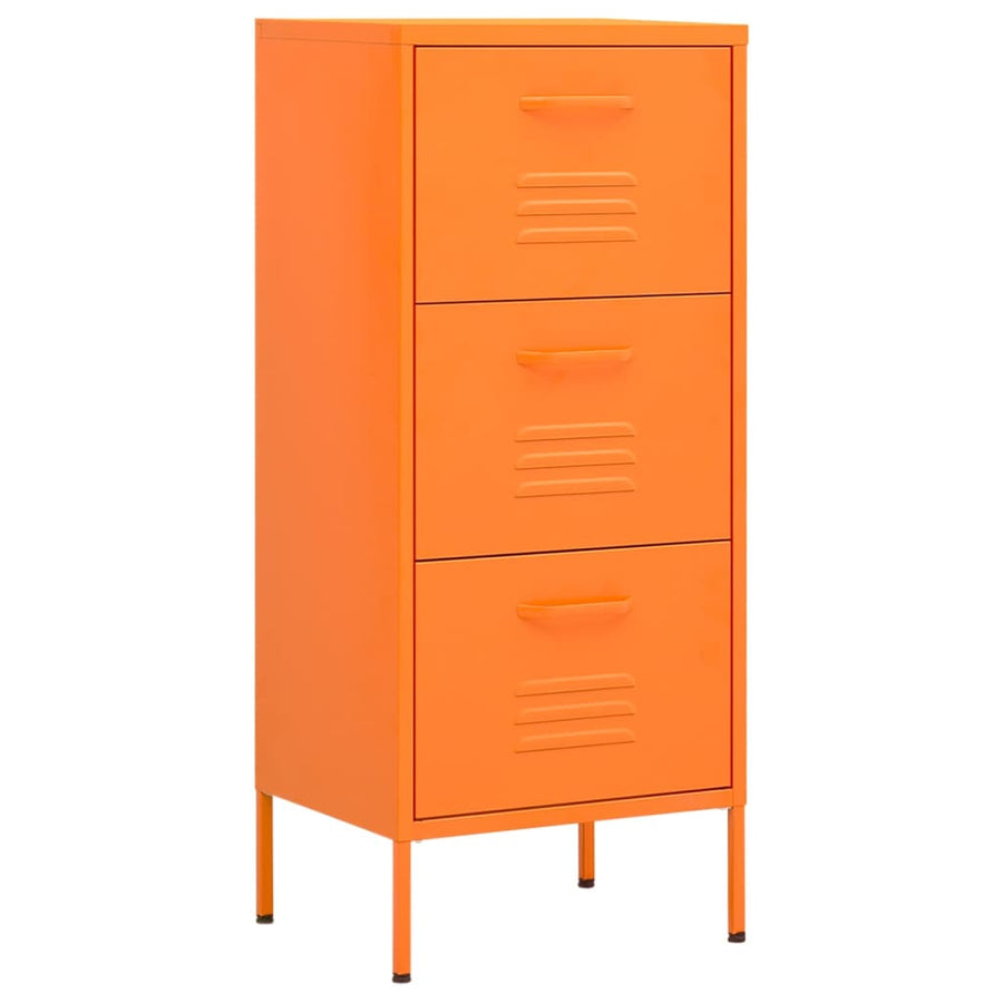 Opbergkast 42,5X35X0,5 Cm Staal Oranje orange