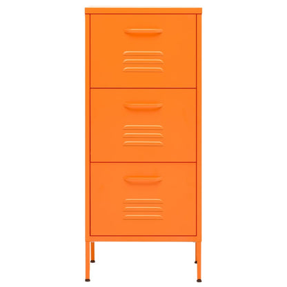 Opbergkast 42,5X35X0,5 Cm Staal Oranje orange