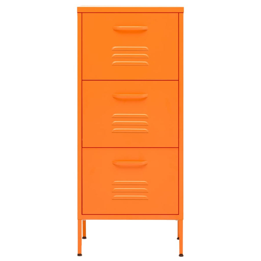 Opbergkast 42,5X35X0,5 Cm Staal Oranje orange