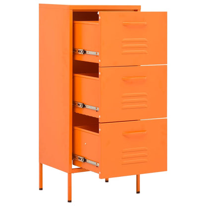 Opbergkast 42,5X35X0,5 Cm Staal Oranje orange