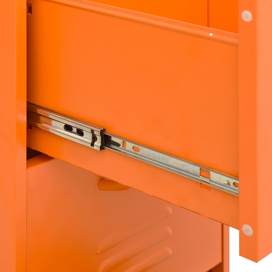 Opbergkast 42,5X35X0,5 Cm Staal Oranje orange