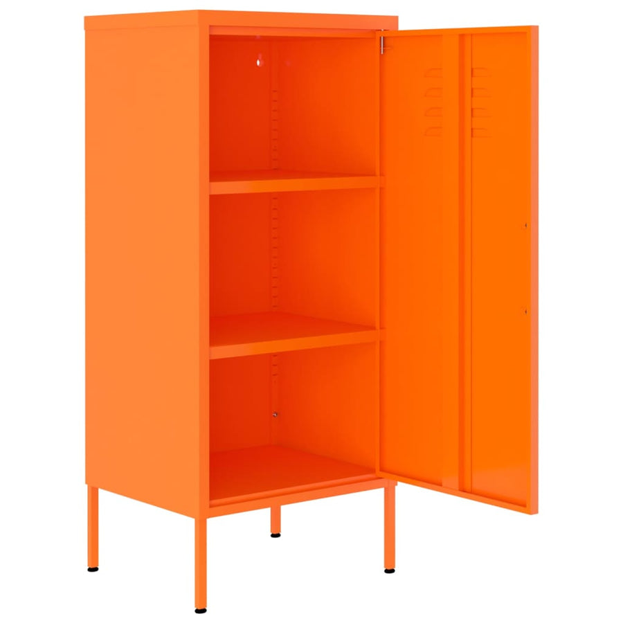 Opbergkast 42,5X35X0,5 Cm Staal Oranje orange