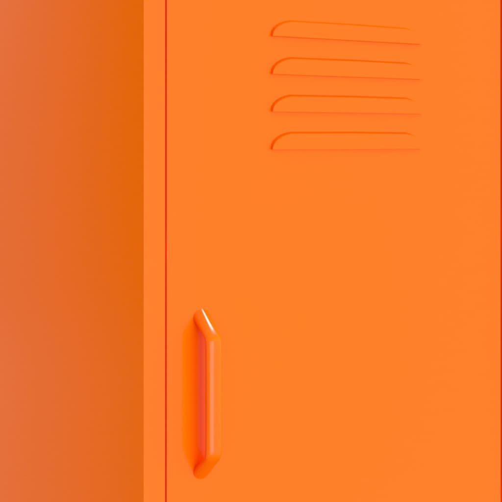 Opbergkast 42,5X35X0,5 Cm Staal Oranje orange