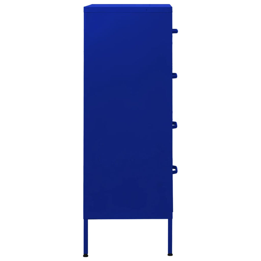 Ladekast 80X35X0,5 Cm Staal Marineblauw