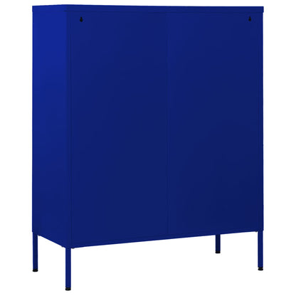 Ladekast 80X35X0,5 Cm Staal Marineblauw