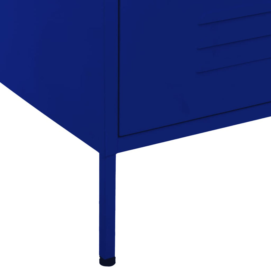 Ladekast 80X35X0,5 Cm Staal Marineblauw