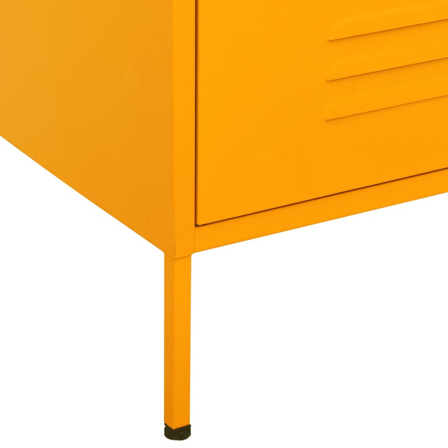 Ladekast 80X35X0,5 Cm Staal Mosterdgeel