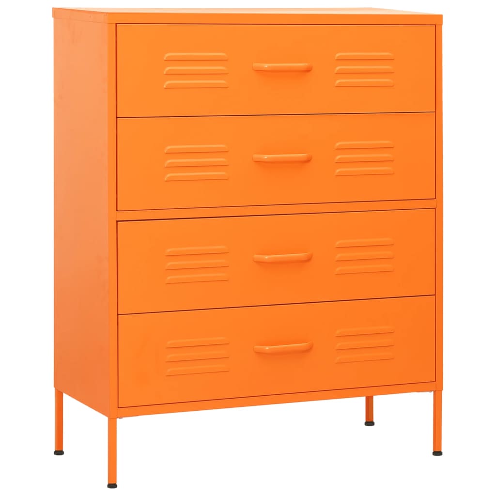 Ladekast 80X35X0,5 Cm Staal Oranje orange