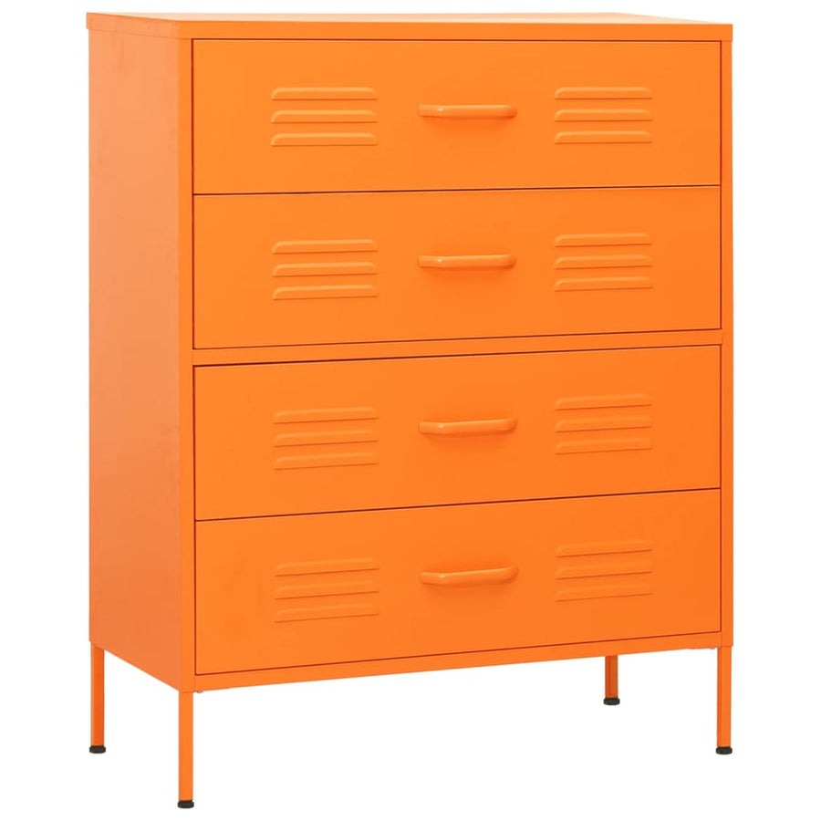 Ladekast 80X35X0,5 Cm Staal Oranje orange