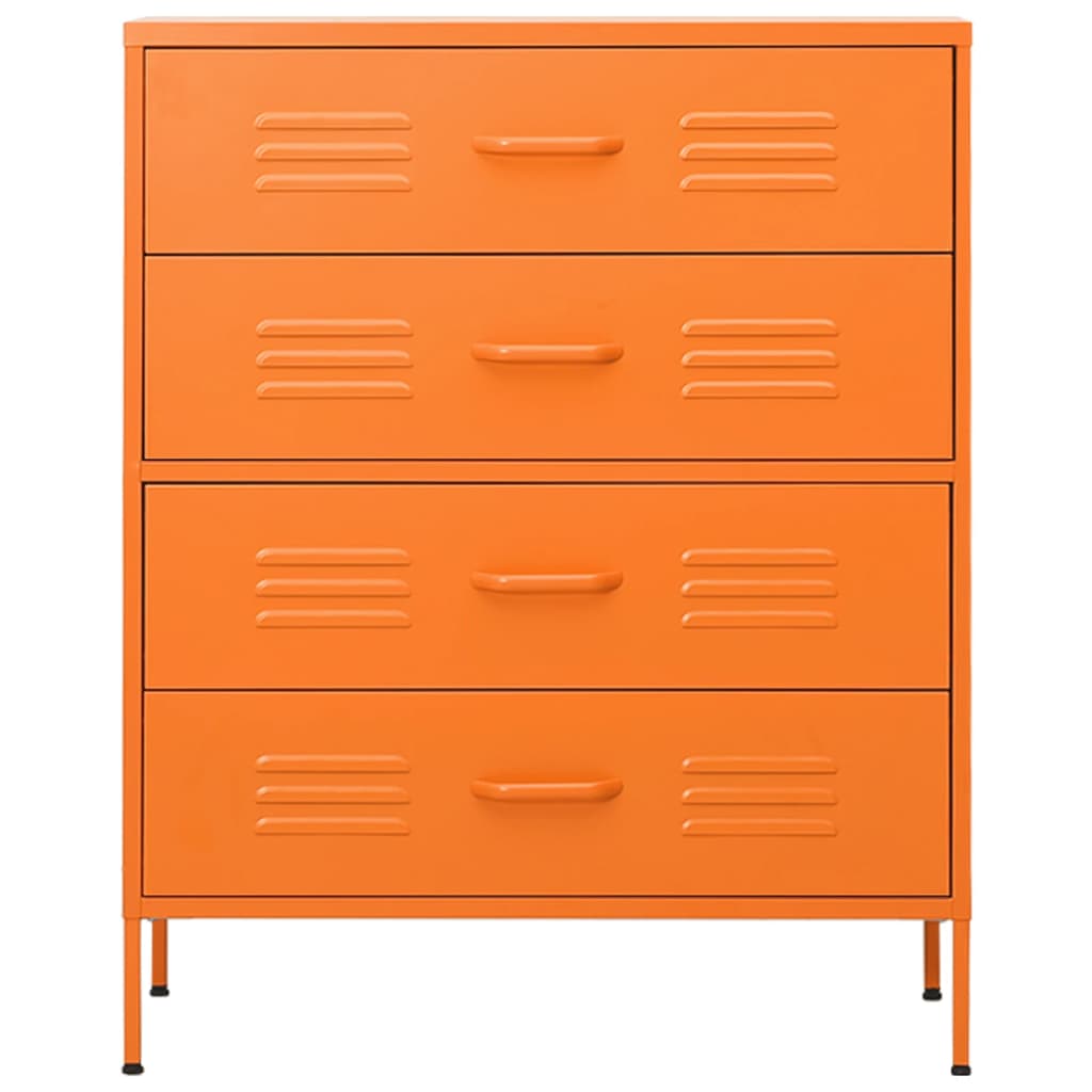 Ladekast 80X35X0,5 Cm Staal Oranje orange