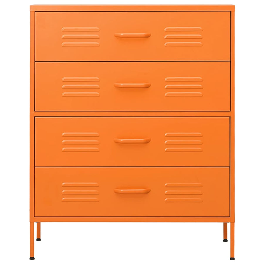Ladekast 80X35X0,5 Cm Staal Oranje orange