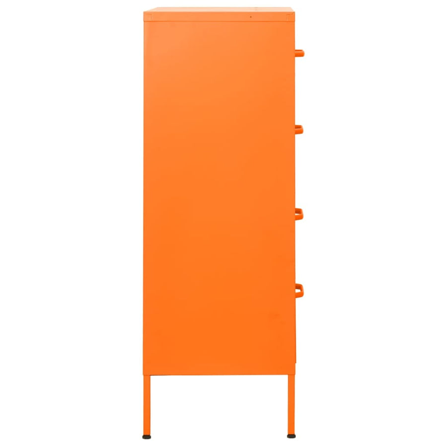 Ladekast 80X35X0,5 Cm Staal Oranje orange