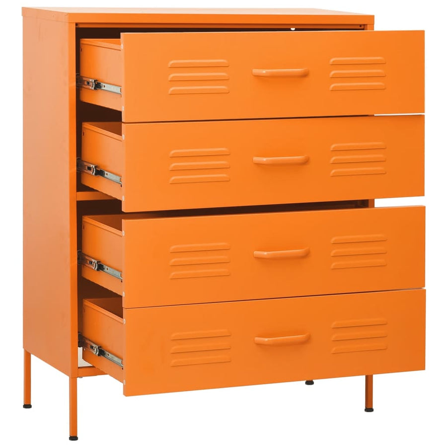 Ladekast 80X35X0,5 Cm Staal Oranje orange