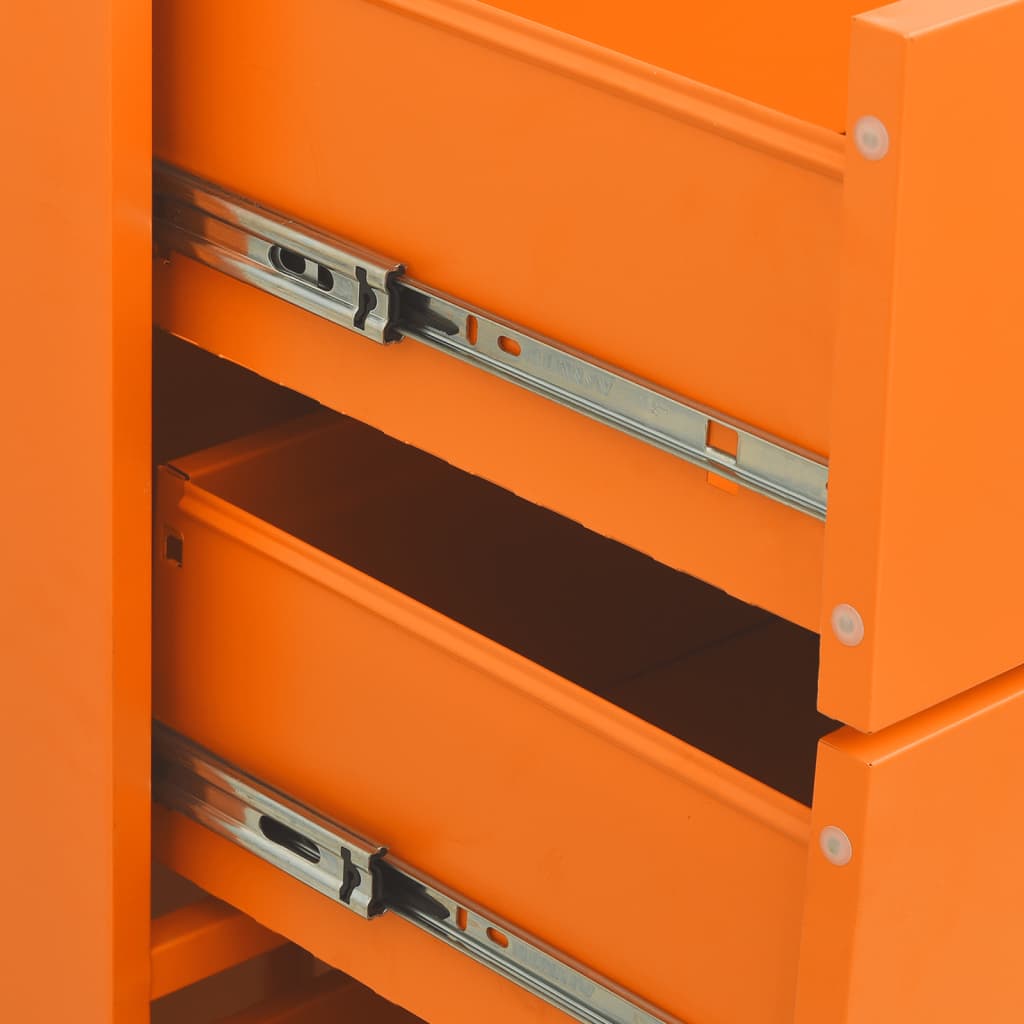 Ladekast 80X35X0,5 Cm Staal Oranje orange