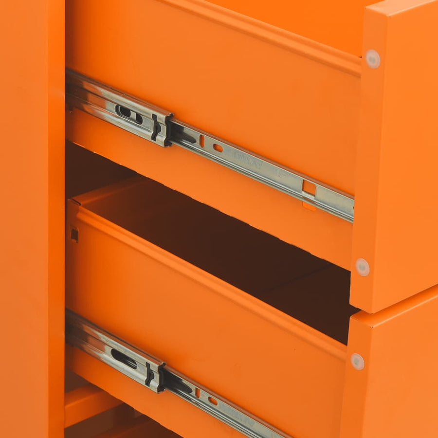 Ladekast 80X35X0,5 Cm Staal Oranje orange