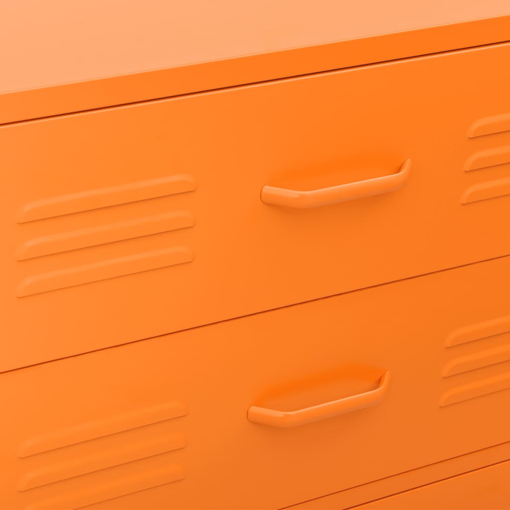 Ladekast 80X35X0,5 Cm Staal Oranje orange