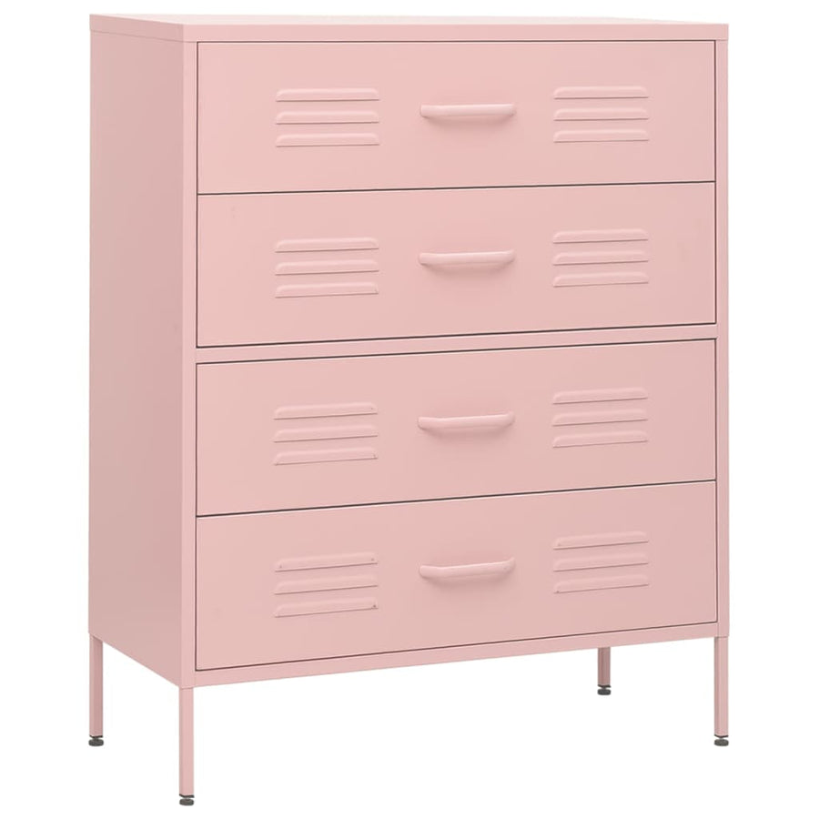 Ladekast 80X35X0,5 Cm Staal Roze