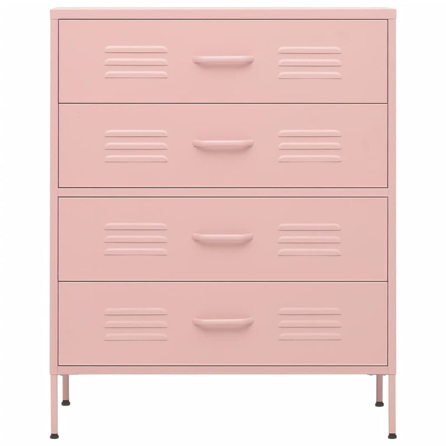 Ladekast 80X35X0,5 Cm Staal Roze