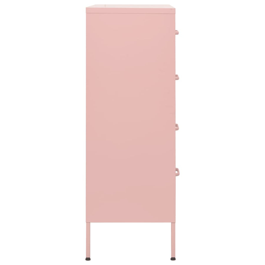 Ladekast 80X35X0,5 Cm Staal Roze