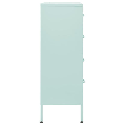 Ladekast 80X35X0,5 Cm Staal Mintkleurig Mintgroen