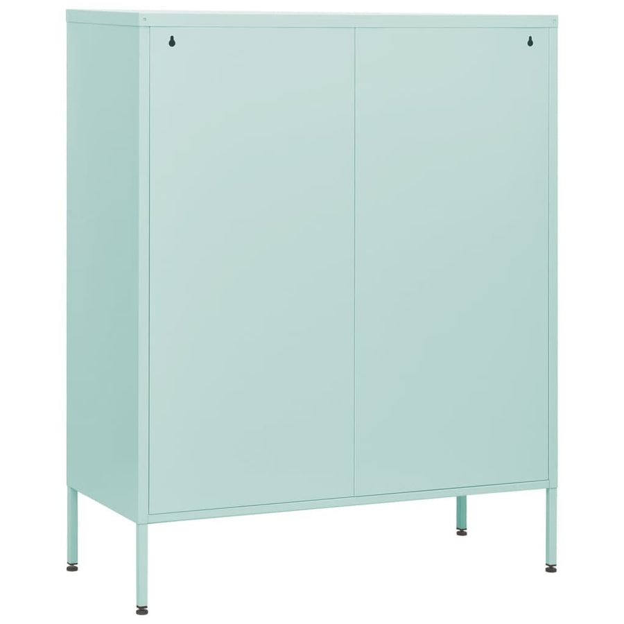 Ladekast 80X35X0,5 Cm Staal Mintkleurig Mintgroen