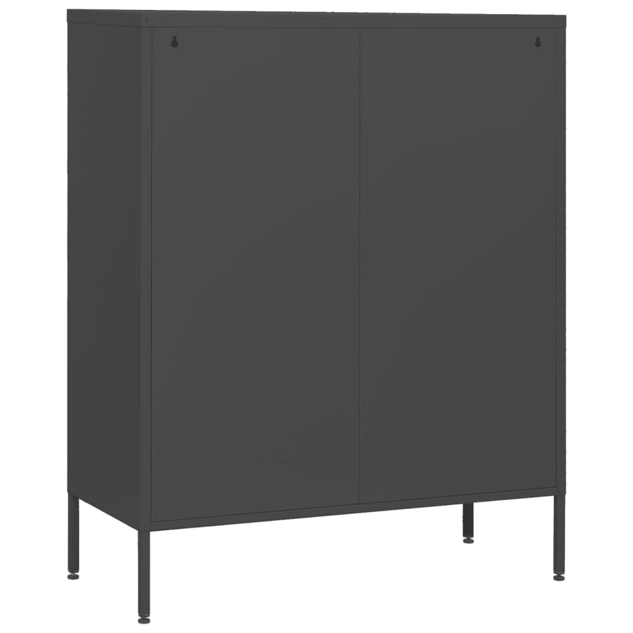 Ladekast 80X35X0,5 Cm Staal Kleurig Antraciet