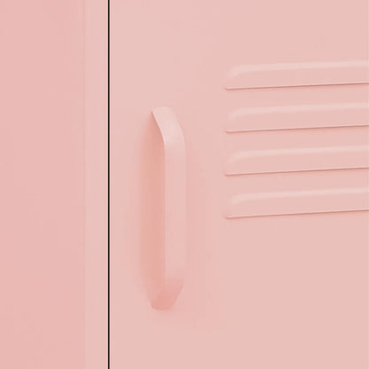 Nachtkastje 35X35X5 Cm Staal 1 Roze