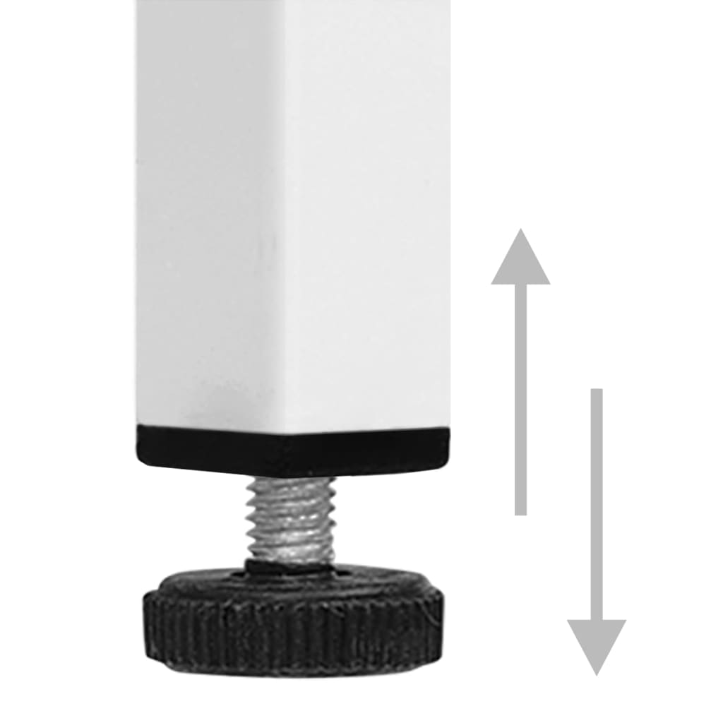 Nachtkastje 35X35X51 Cm Staal Wit